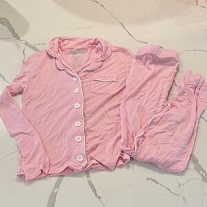 Katie J NYC Blush Pink Kids Pajama Set